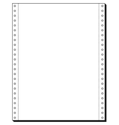 Endlospapier 12238, A4 hoch blanko, 1-fach, 12 Zoll x 240 mm, 2000 Blatt
