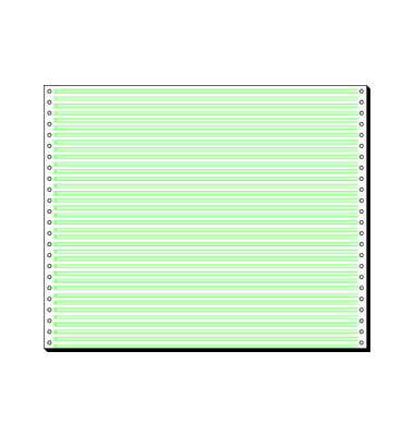 Endlospapier 12371, A3 quer mit Leselinien, 1-fach, 12 Zoll x 375 mm