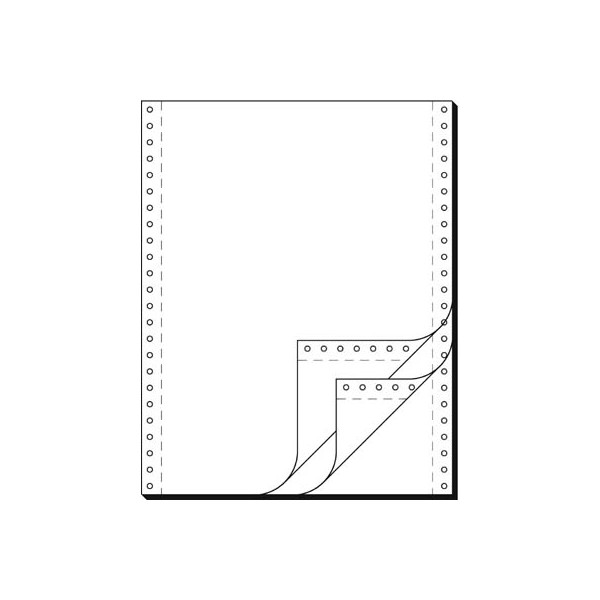 4004360322433 - Endlospapier 32243 A4 hoch blanko 3-fach 12 Zoll x 240 mm 600 Sätze 4004360322433 600 Blatt