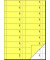 Bonbuch BO116 1000 Abrisse hellgelb A4 hoch 2x50 Blatt