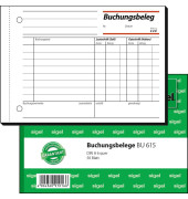 Buchungsbeleg BU615 A6 quer 50 Blatt