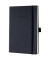 Notizbuch CO122, Conceptum, schwarz, A5, liniert, 80g, 97 Blatt / 194 Seiten