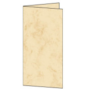 Faltkarte Marmor DC115 DIN lang 21cm x 10,5cm (BxH) 185g beige Karton