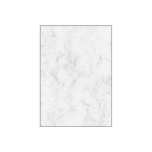 4004360968570 - Briefpapier DP183 grau marmoriert A4 90g 4004360968570 25 Blatt