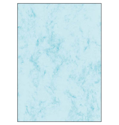 Motivpapier DP261 A4 90g blau Marmor