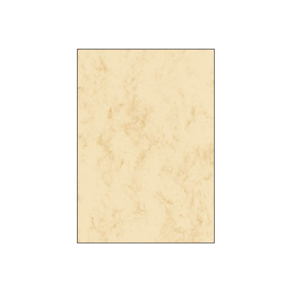4004360923043 - Briefpapier DP372 beige marmoriert A4 90g 4004360923043 100 Blatt