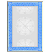 Motivpapier DP490 A4 185g Wertpapier blau 20 Blatt