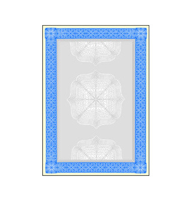 Motivpapier DP490 A4 185g Wertpapier blau 20 Blatt