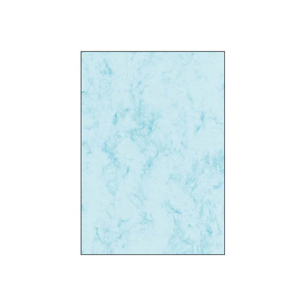 4004360947896 - Briefpapier DP551 blau marmoriert A4 200g 4004360947896 50 Blatt