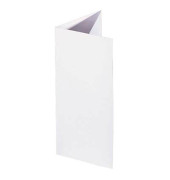 Blanko-Grußkarten weiß DP810 A4 21cm x 10,5cm (BxH) 185g weiß Karton