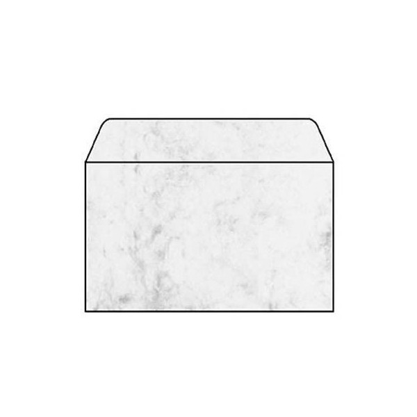 4004360962004 - Designbriefumschlag Marmor DU202 C5 nassklebend 90g grau marmoriert 4004360962004 25 Stück