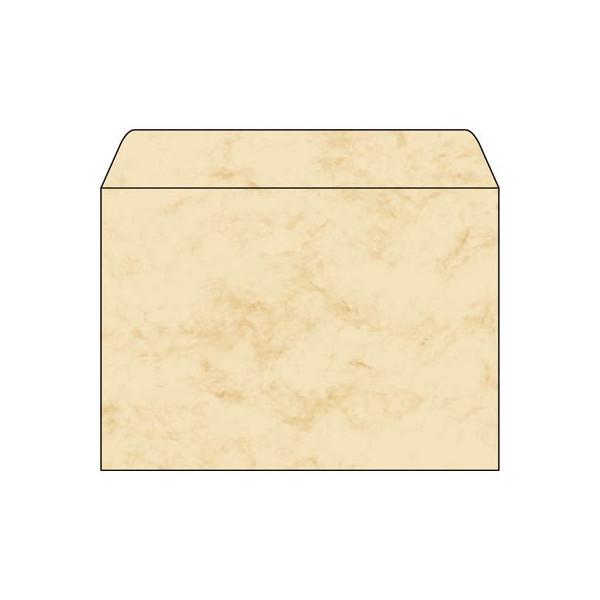 4004360962028 - Designbriefumschlag Marmor DU203 C5 nassklebend 90g beige marmoriert 4004360962028 25 Stück