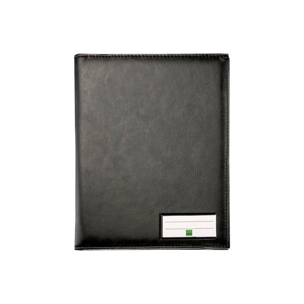 4004360902659 - Einband für Formularbücher EF510 A5 Stifteschlaufe Einstecktaschen ohne Inhalt PU schwarz