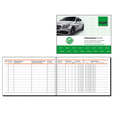 Fahrtenbuch FA614 PKW A6 quer