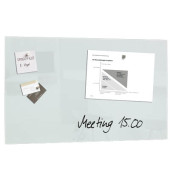 Glas-Magnetboard artverum, GL131, 78x48cm, Tempered Glas, Rückseite Metall, Glas