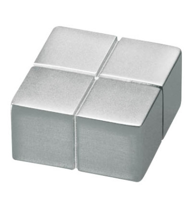 SuperDym Magnet C10 silber 20x10x20mm