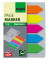 Haftmarker HN611, Haftmarker Pfeile mit Clip, 52x82mm, 5-farbig sortiert, ohne, Pfeil