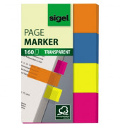Haftmarker HN614, Folie, 80x50mm, 4-farbig sortiert, ohne, rechteckig