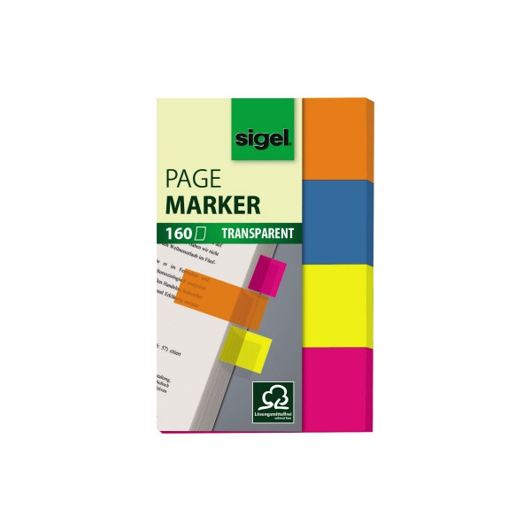 4004360957956 - Haftmarker HN614 Folie 80x50mm 4-farbig sortiert ohne rechteckig 4004360957956 4 Stück