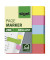Haftmarker HN625, brillant, 12x50mm, 5-farbig sortiert, ohne, rechteckig