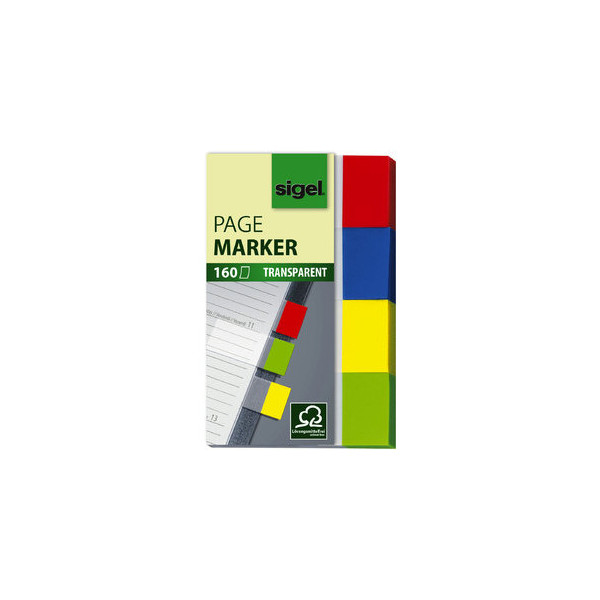 4004360934452 - Haftmarker HN670 TRANSPARENT 80x50mm 4-farbig sortiert ohne rechteckig 4004360934452 4 Stück
