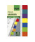 Index Haftstreifen Transparent Mini 7-farbig 84x50mm 280 Bl