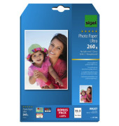 Fotopapier Ultra IP 706, 13x18cm, für Inkjet, 260g superweiß hochglänzend einseitig bedruckbar