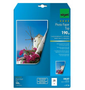 Fotopapier Top IP720, A4, für Inkjet, 190g hochweiß hochglänzend beidseitig bedruckbar