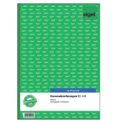 Kassenabrechnungsbuch KG428 A4 einfach 2x50 Blatt