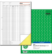 Kassenbuch KG429 für EDV A4 2x50 Blatt