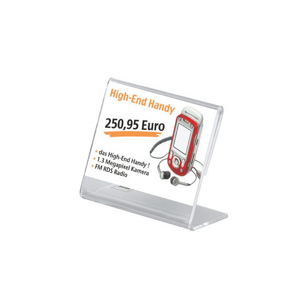 4004360901782 - Info- Preisaufsteller A8 quer glasklar 74x52mm 4004360901782 10 Stück