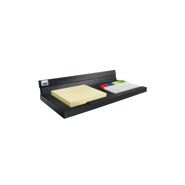 4004360892240 - Zettelbox SA533 cintanoS inkl 100 Haftnotizen und Haftmarkern schwarz Lederimitat Memocenter inkl Haftnotizen und Haftma