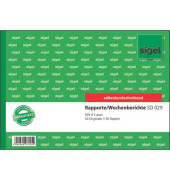 Rapport/Wochenbericht SD029 A5 2x40 Blatt