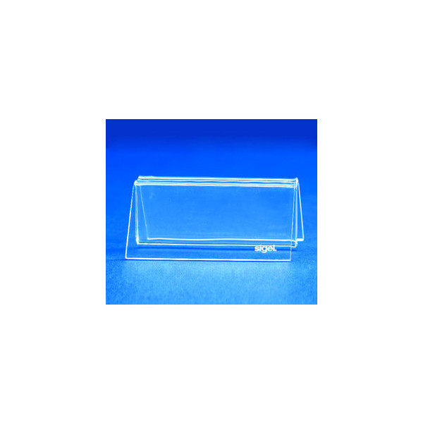 4004360966446 - Kartenhalter mKlemmfunkAcryl glasklar 100x45mm 4004360966446 2 Stück