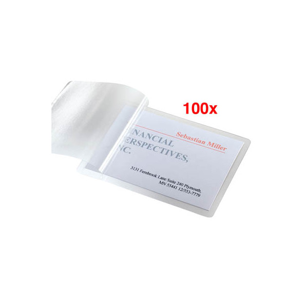 4004360937316 - SIGEL Laminierfolien für Visitenkarten Laminierfolie FVisitenkarten 92 x 62 cm glasklar