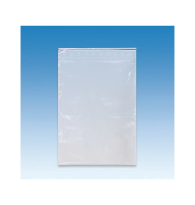 Druckband-Beutel verschließbar transparent 30 x 40 cm Druckband-Beutel verschließbar transparent 30 x 40 cm