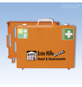 Erste-Hilfe-Koffer Spezial MT-CD Hotel & Gastronomie orange gefüllt DIN 13157