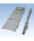 Krankentrage N 55,6 x 230cm klappbar Chemiefaser grau