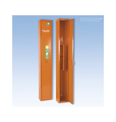 Erste-Hilfe-Schrank Safe orange leer