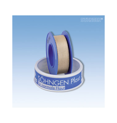 Pflaster Plast hautfarben 1,25cm x 5m Pflaster Plast hautfarben 1,25cm x 5m