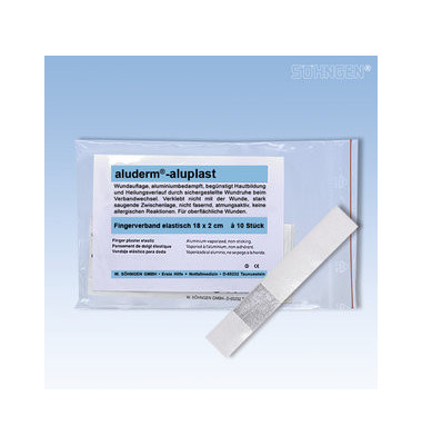 Aluderm Fingerverband aluplast elastisch 18x2cm