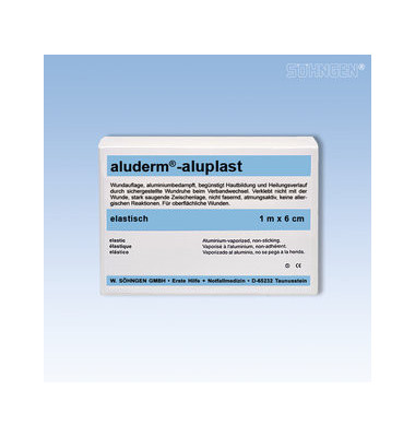 Aluderm Pflaster aluplast elastisch 6 x 10 cm