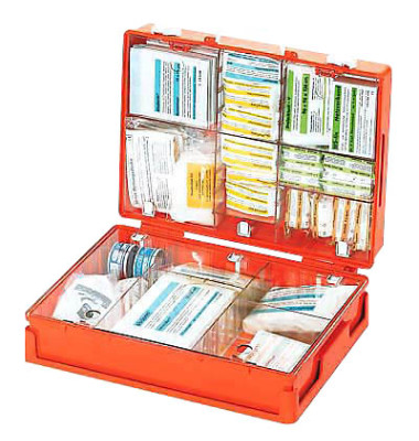 Erste-Hilfe-Koffer MT-CD Standard orange gefüllt DIN 13169