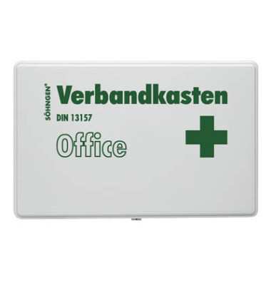 Verbandkasten Kiel Office weiß gefüllt DIN 13157