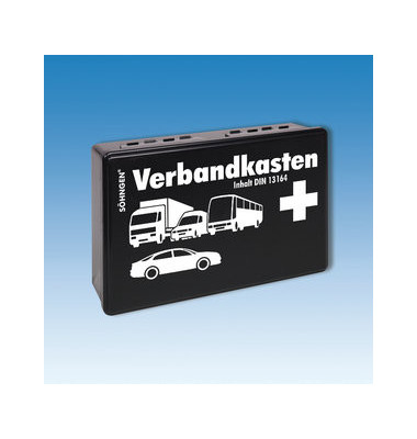 KFZ-Verbandkasten schwarz gefüllt DIN 13164