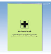 Verbandbuch A4 kartoniert grün