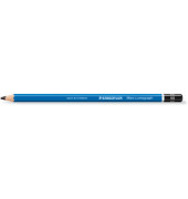 Bleistift Mars Lumograph, 100-6B, blau, 3,6mm, 6B