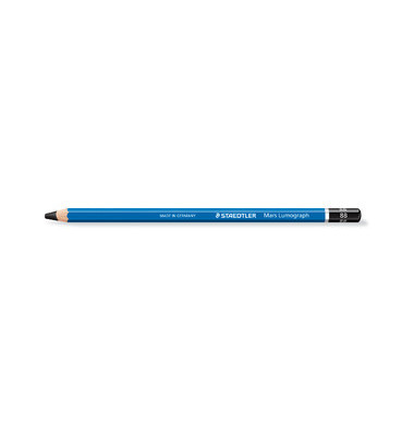 Bleistift Mars Lumograph, 100-8B, blau, 3,6mm, 8B