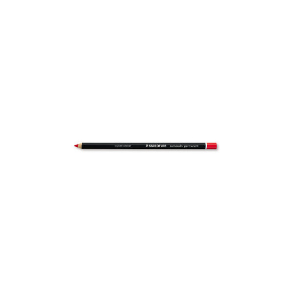 4007817131350 - Trockenmarker 108 glasochrom rot wasserfest Holz 4007817131350 Staedtler (Lumocolor)
