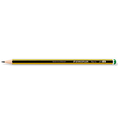 Bleistift Noris 120, 120-4, schwarz/gelb, 2,0mm, 2H